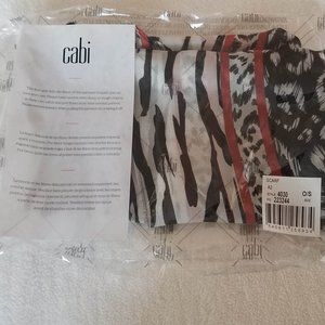 NWT Cabi Fable Scarf - 100% Silk Multi Animal Print